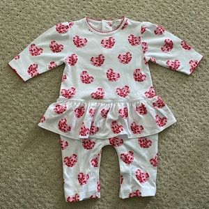 NWOT Kissy kissy Heart of Hearts Playsuit 0-3months